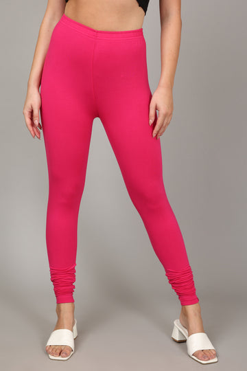 Buy TWIN BIRDS Women Peach Solid Cotton Churidar-Length Leggings Online at  Best Prices in India - JioMart.