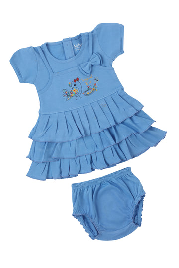Selvas Infant Girls set top skirt with brief 5033
