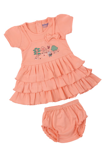 Selvas Infant Girls set top skirt with brief 5033