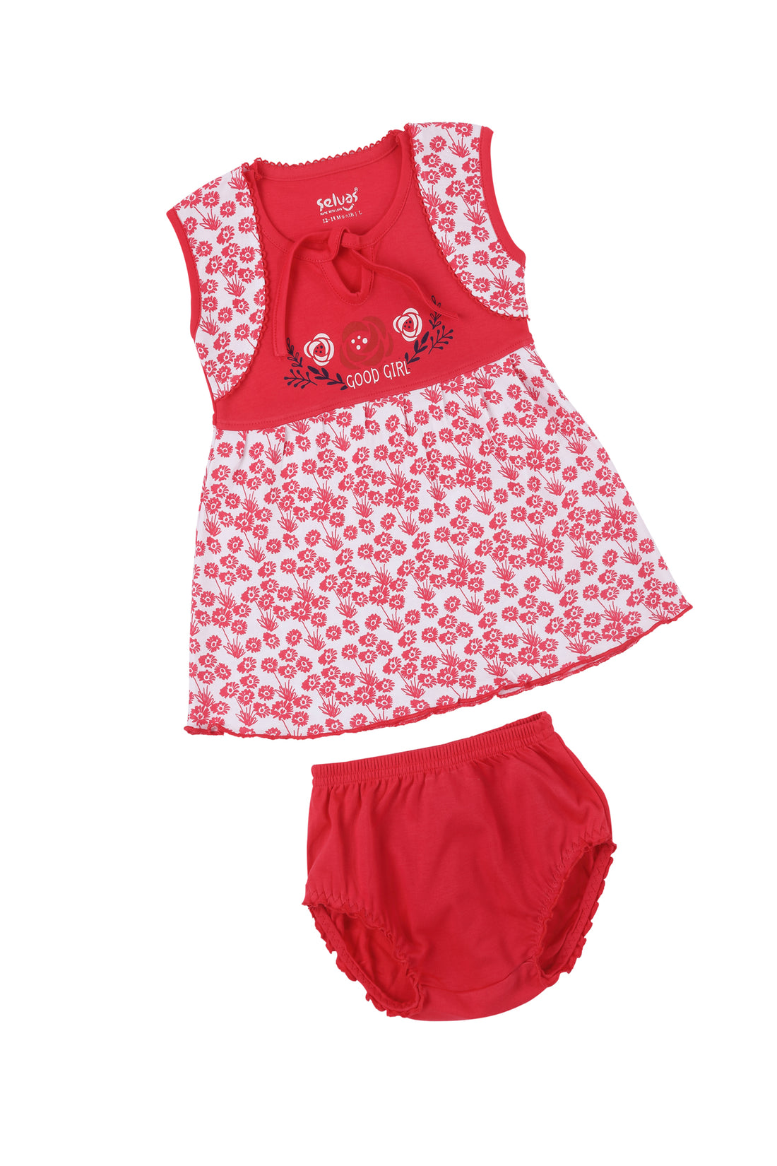 Selvas Infant Girls set top skirt with brief - 5025