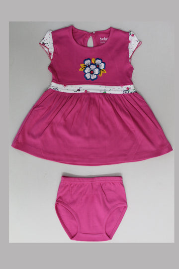 Selvas Infant Girls set top skirt with brief 5039