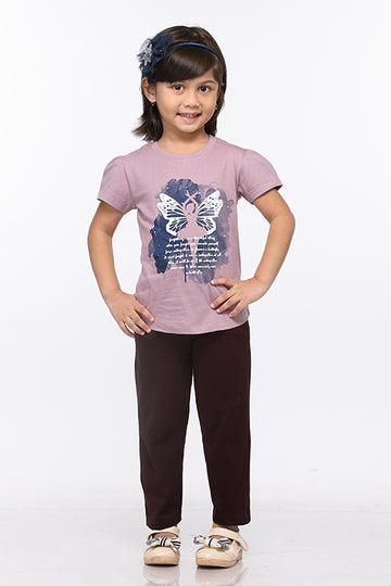 Selvas Girls Round Neck With Full Pant - Darling
