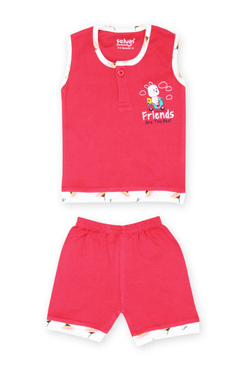 Selvas Infants Unisex sleeveless top with shorts - 156