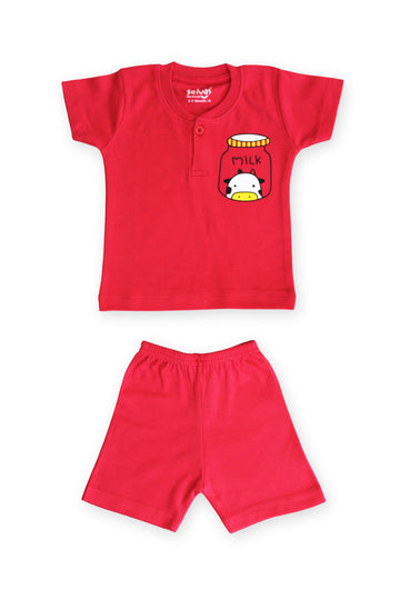 Selvas Infants Unisex half sleeve top with shorts - 158