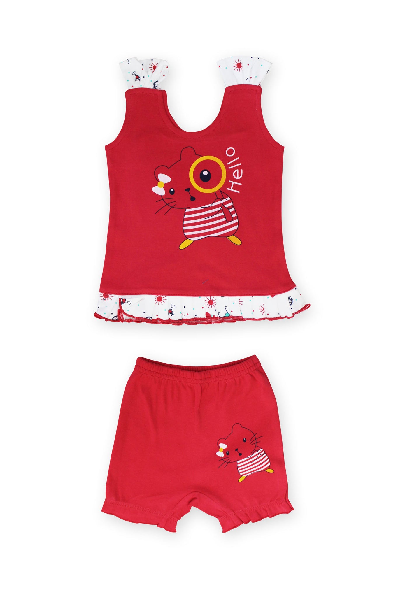 Selvas Infant Girls set top with shorts - 163