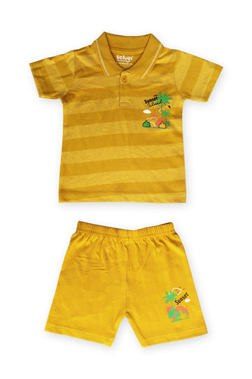 Selvas Infants Unisex Half Sleeve Top With Shorts 8033