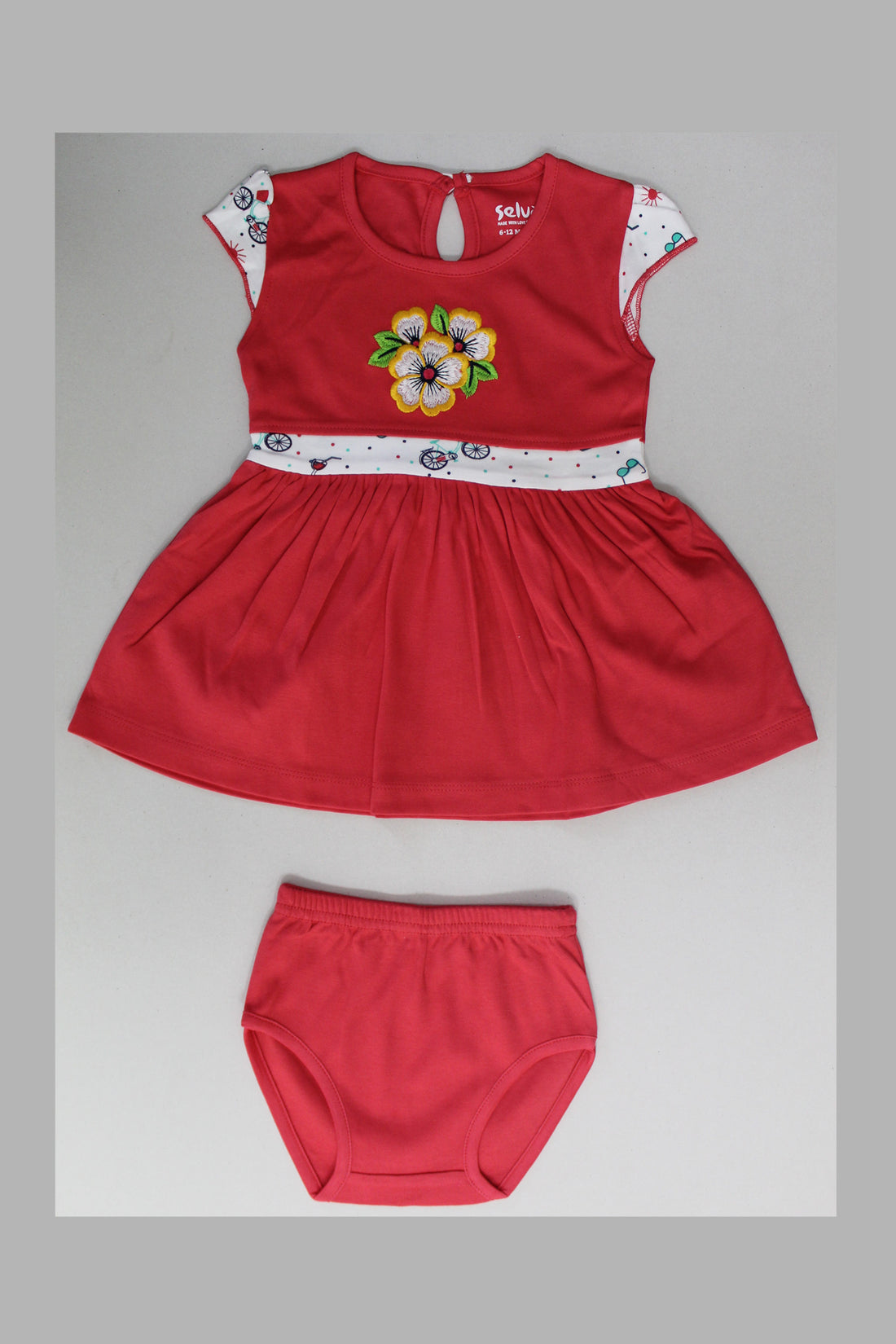 Selvas Infant Girls set top skirt with brief 5039