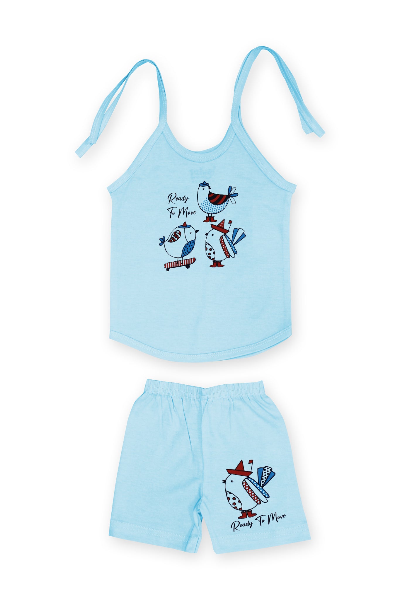 Selvas Infants Unisex top strap knot with shorts - 228